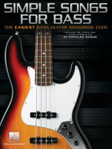 Simple Songs for Bass Guitar and Fretted sheet music cover